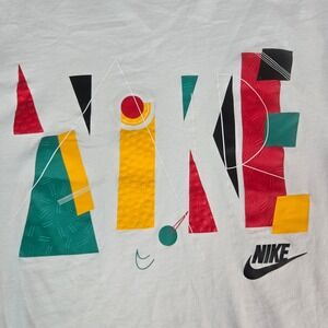 Nike Sportswear Game Changer Long Sleeve T-Shirt‎ White Multicolor Men's Small